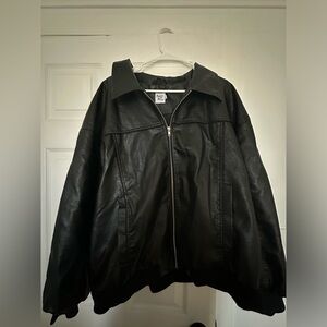 Princess Polly Black Leather Jacket